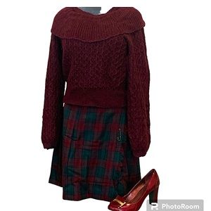 Beautiful Plum Color Mohair Sweater by Kasper/SZL